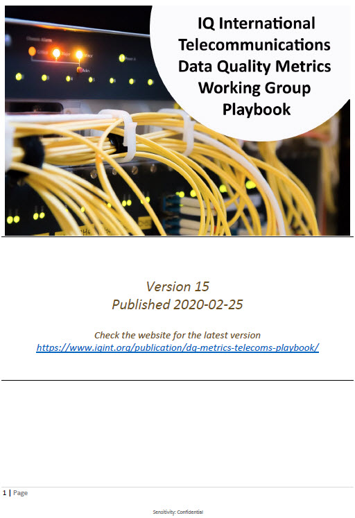Network cables from switch on the cover of Telecommunication playbook